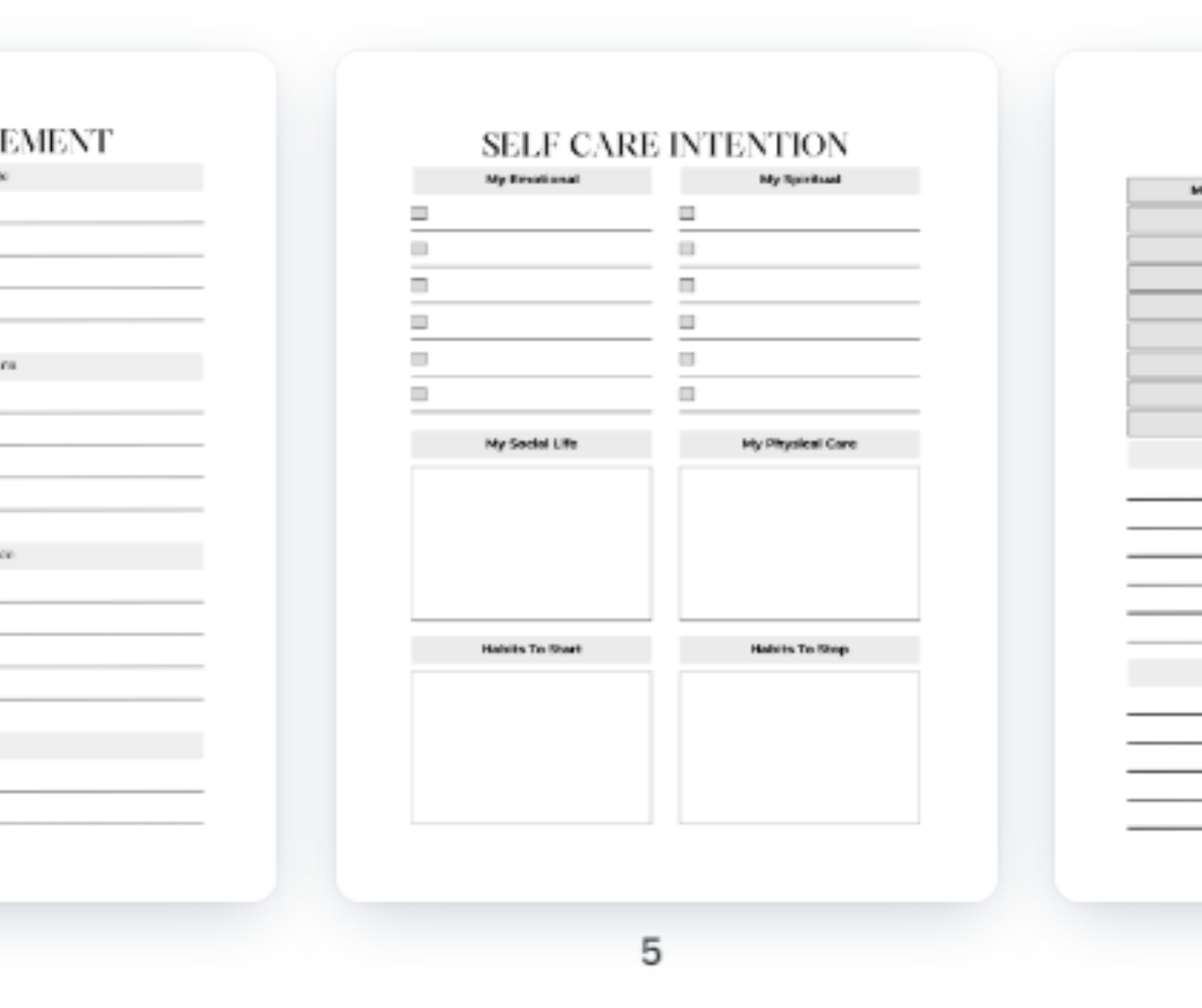 2025 Planner Template Bundle